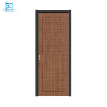 GO-A105 de alta qualidade MDF Interior de madeira de madeira única designs de portas de moda